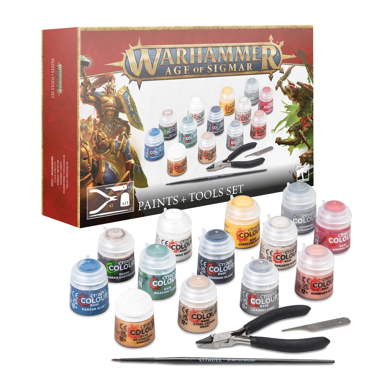 Age Of Sigmar - Paint + Tools Set